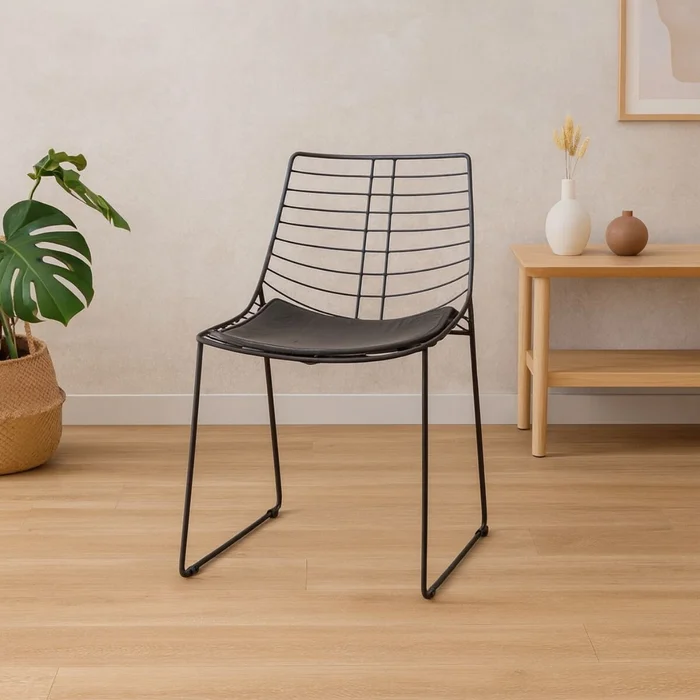 Silla MILANO Negro en Negro - Sillas, Uruguay | Viasono