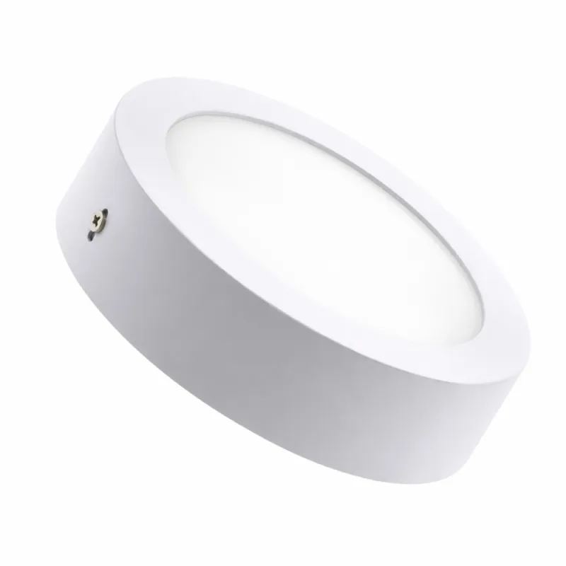 Panel LED Redondo de Adosar 12W Luz Cálida en Blanco - Lámparas colgantes, Uruguay | Serlux