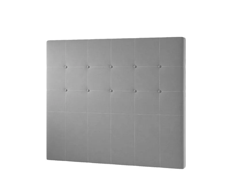 Respaldo 2 Plazas Imperial 1.40 en Gris - Respaldos de cama, Uruguay | Soy Hogar