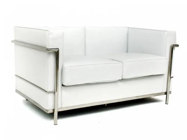 Sofa Le Corbusier 2 cuerpos en Blanco - Sillones y sofás, Uruguay | New York Home