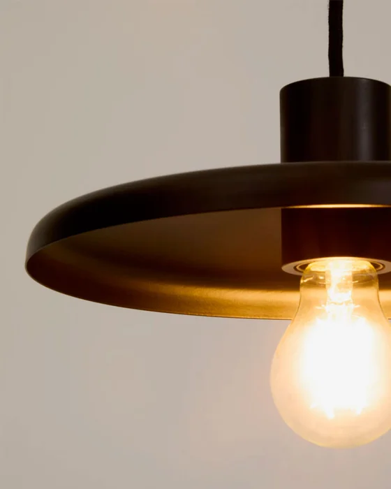 Lámpara de techo Nuvira - de acero negro satinado en Gris - Lámparas colgantes, Uruguay | Kavehome, vista 2