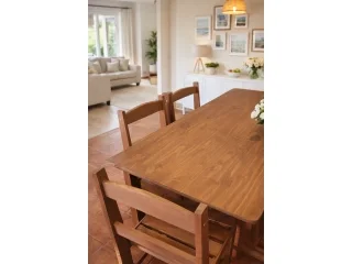 Juego de comedor 6 sillas Madera Maciza New Brazil - Mesas de comedor, Uruguay | Quesal, vista 4