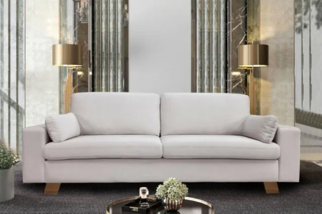 Sofa Eva 3 cuerpos en Beige - Sillones y sofás, Uruguay | New York Home, vista 3