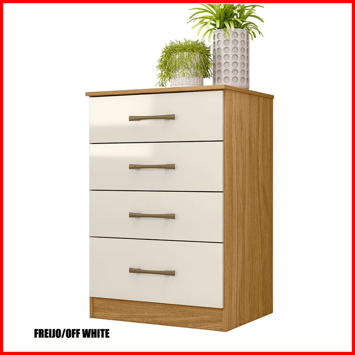 Cajonera 4 cajones – MS913 en Gris - Cómodas, Uruguay | Punto Unión, vista 2