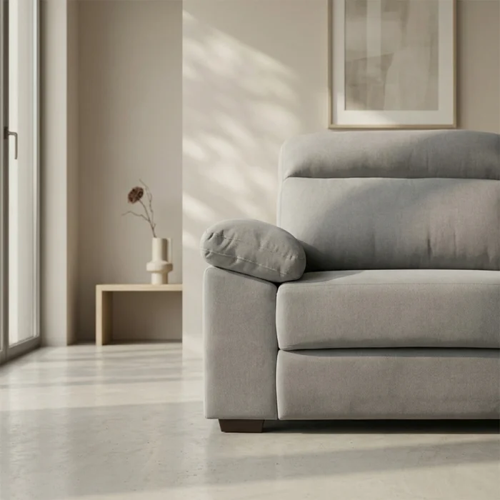 Sofá Owen - Tela Microfibra - 3 cuerpos - 12091 (Gris) en Gris - Sillones y sofás, Uruguay | Nyr, vista 6