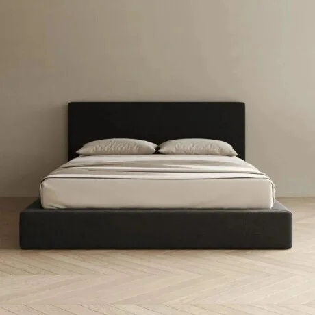 Cama 2 plazas Marshmallow en Negro - Dormitorio, Uruguay | La Cueva Muebles, vista 11