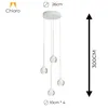 Colgante led de suspender con 4 esferas flotantes 20W en Blanco - Lámparas colgantes, Uruguay | Iluminica, vista 6 de 6