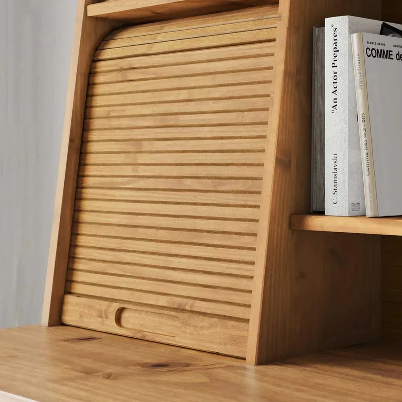Escritorio Alice 110CM 2 Cajones - Madera Maciza en Madera natural - Escritorios, Uruguay | Balton, vista 10