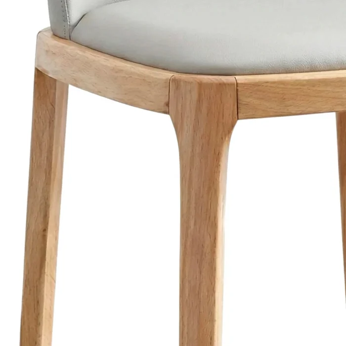 Silla de comedor de madera estilo escandinavo - Línea Serena en Gris - Sillas, Uruguay | Ecowood, vista 4