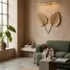 Hoja Modelo Junco en Madera natural - Decoración de pared, Uruguay | Indrana, vista 2 de 6