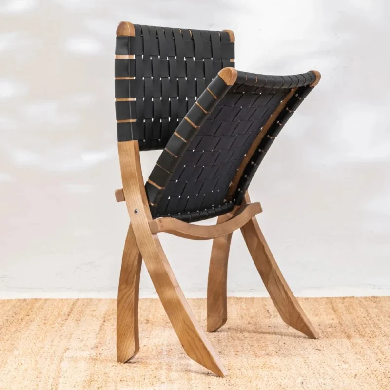 Butaca - Madera de Olmo - Negro en Negro - Sillones y sofás, Uruguay | Ecowood, vista 3