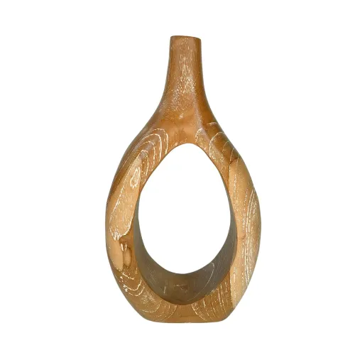 Adorno Decorativo Terracota Blanco Jacinta en Blanco - Jarrones, Uruguay | Divino