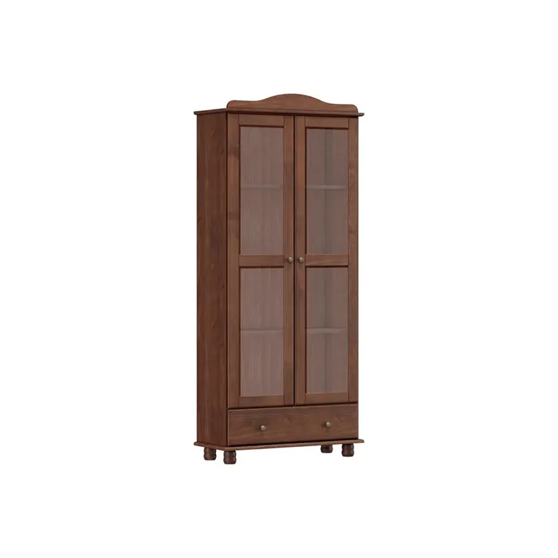 ESTANTERIA RUBI  2 PUERTAS 1 CAJON  8932WN CAFE (NUEVA) en Marrón - Bibliotecas, Uruguay | Rosas Hermanos