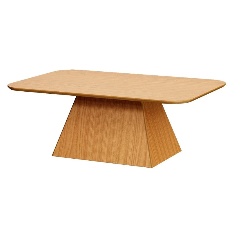 Mesa Ratona Agustina 90cm 100% MDF en Madera natural - Mesas de living, Uruguay | Balton, vista 3
