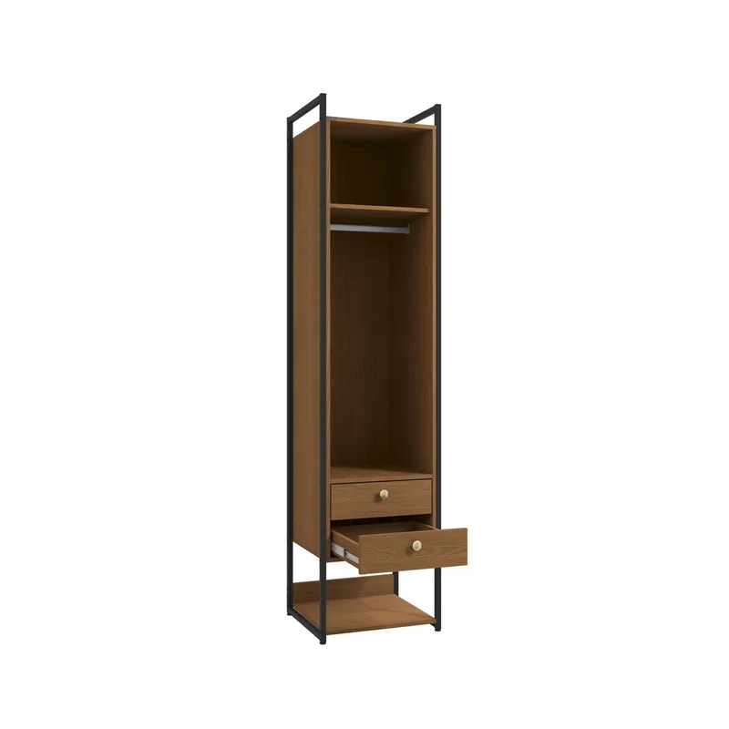 Closet Abierto Modular P51 - Linea Industrial en Madera natural - Roperos y placares, Uruguay | Balton, vista 5