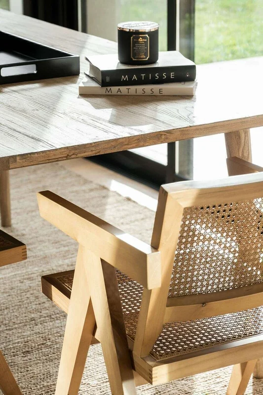 BUTACA OLSEN - PINO MACIZO Y ESTERILLA en Madera natural - Butacas, banquetas y puffs, Uruguay | La Iberica, vista 3