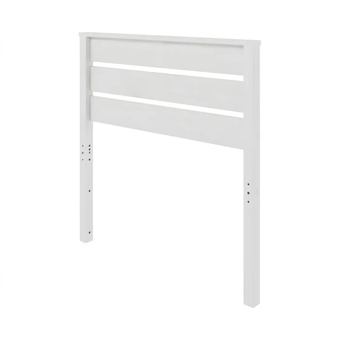 Respaldo 1 Plaza Madera maciza - Funcional - Blanco en Blanco - Respaldos de cama, Uruguay | Rústico Hogar, vista 2