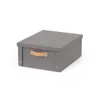 CAJA ORGANIZADOR C/ASA 33X40X17CM EXT TELA GRIS en Gris - Canastos, Uruguay | Decohogar, vista 1 de 4