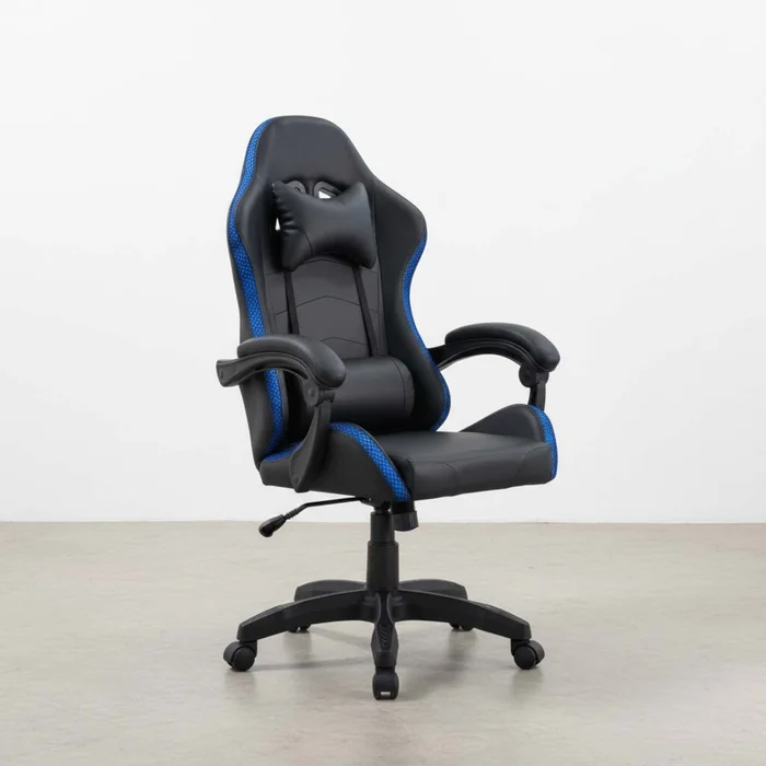 Silla Gamer Pu Negro Led en Negro - Sillas de escritorio, Uruguay | Divino