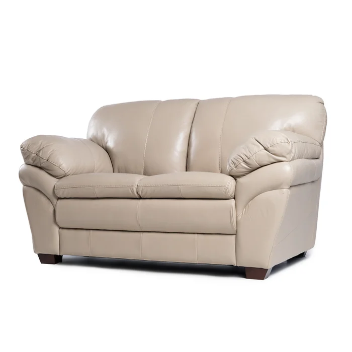 Sofá Gaudi - Cuero Básico - 2 cuerpos - 519 (Beige) en Beige - Sillones y sofás, Uruguay | NYR