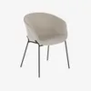 Silla Yvette - gris claro en Gris - Sillas, Uruguay | Kavehome, vista 1 de 9