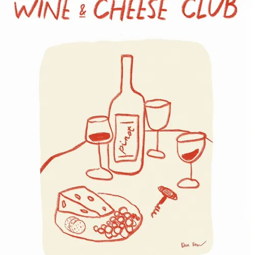Wine & Cheese Club - Láminas, Uruguay | Mara Estudio