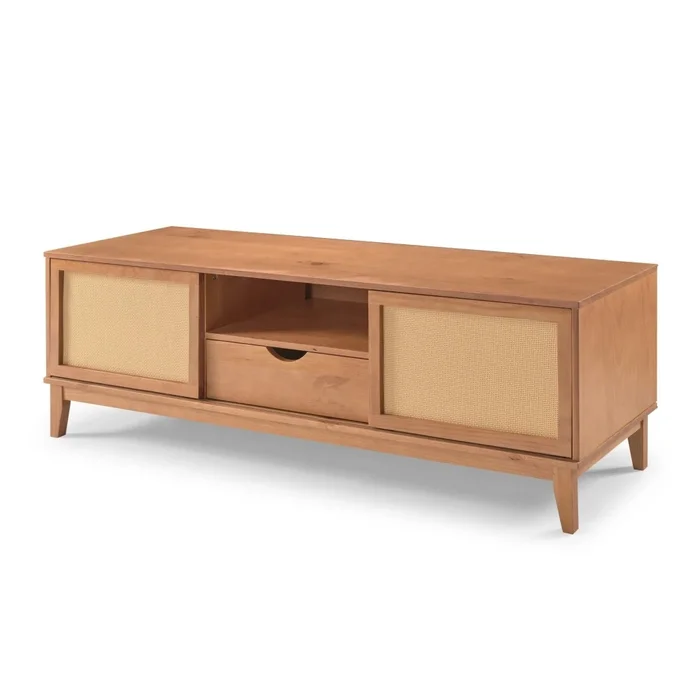 RACK 2 PUERTAS 1 CAJON L443 URBAN OAK MIEL 6437 en Madera natural - Muebles para TV, Uruguay | Alfa Ventas, vista 2
