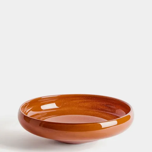 Centro de mesa Denuo de vidrio terracota - Ø34 cm en Naranja - Jarrones, Uruguay | Kavehome