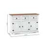 Promo Rack de Tv + Aparador Linea Naturale - Blanco/Roble en Multicolor - Muebles para TV, Uruguay | La Cueva Muebles, vista 4 de 8