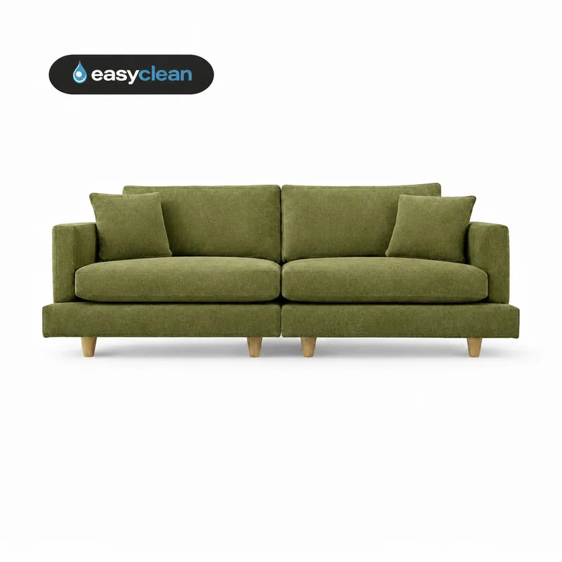 Sofa Dublin 3 Cuerpos (250 cm) EASY CLEAN – 2 Módulos - Verde en Verde - Sillones y sofás, Uruguay | Berna home