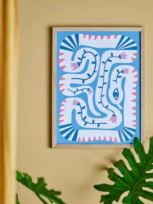 Cuadro Hebi en Multicolor - Decoración, Uruguay | Martinika Deco