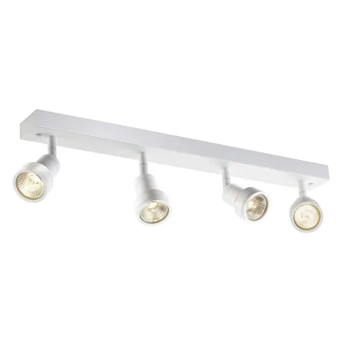 Luminaria Niza Cuadruple Orientable Blanca en Blanco - Lámparas colgantes, Uruguay | Serlux