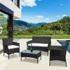 Juego de jardin Aruba Negro en Negro - Muebles para el exterior, Uruguay | La Cueva Muebles, vista 5 de 6