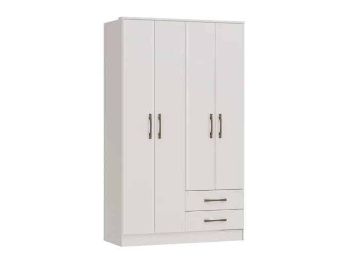 CASTRO - ROPERO TOQUIO 4 PUERTAS BLANCO 4400AB - Roperos y placares, Uruguay | Alfa Ventas, vista 2