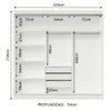 Ropero Placard Matrimonial Austin 4 Puertas Corredizas 215cm con 2 Esp - Roperos y placares, Uruguay | Balton, vista 34 de 42