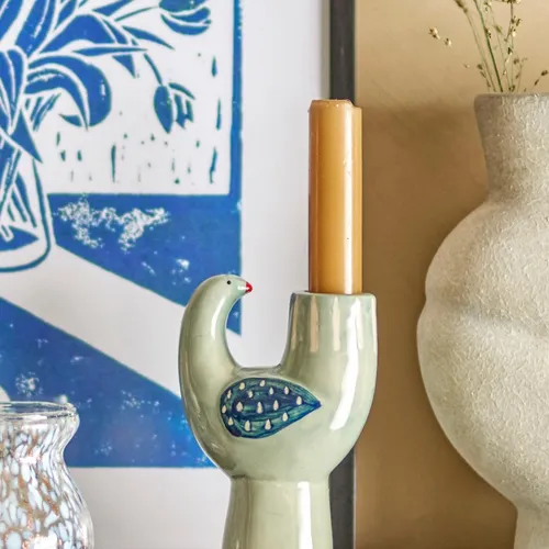 Candelabro Trudy azul - Decoración, Uruguay | Martinika Deco