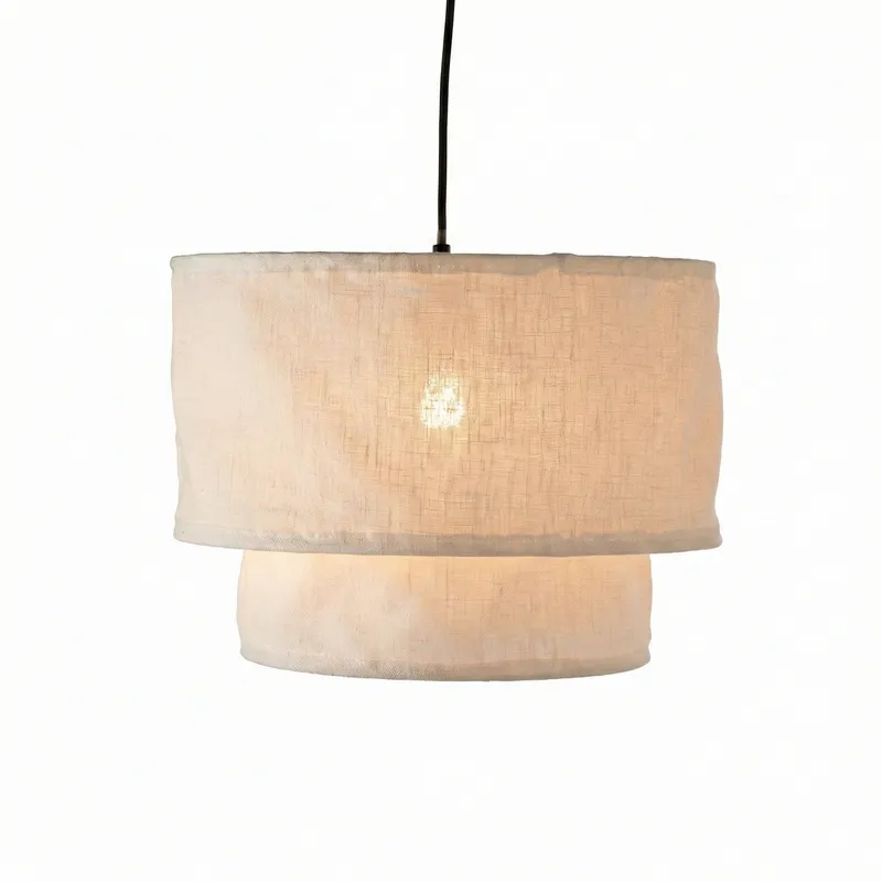 Colgante Nativo Duo Linen - Lámparas colgantes, Uruguay | La Perla