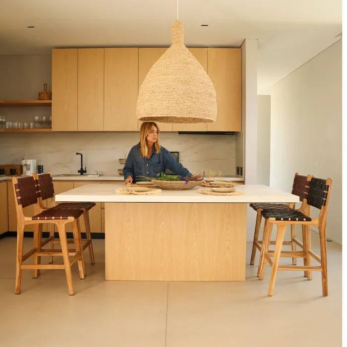 Lámpara Colgante de Sisal Tulum 75 cm | Casakos en Madera natural - Lámparas colgantes, Uruguay | Casakos, vista 2