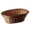 CESTO OVAL RATTAN PLAST24X12.5X6.5CM MARRON en Marrón - Canastos, Uruguay | Decohogar, vista 2 de 2