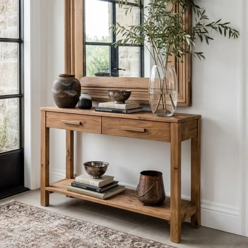 Aparador Linea Rimini en Madera natural - Aparadores y recibidores, Uruguay | La Cueva Muebles