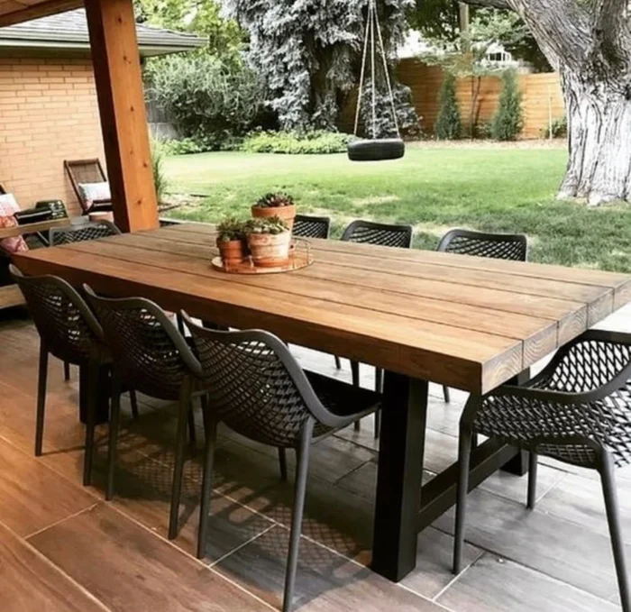 Mesa Tanisha en Madera natural - Mesas de comedor, Uruguay | Treehouse Deco, vista 2