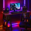 Escritorio Gamer Minimal con Caballete y Estantes – Diseño Nogal/Grafito en Multicolor - Escritorios y sillas de escritorio, Uruguay | Mulata, vista 1 de 4