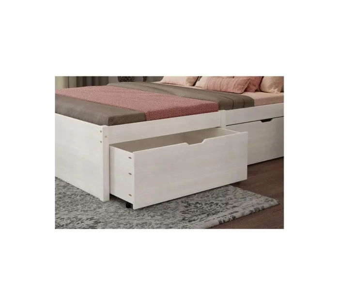 Cama Queen 4 Cajones - Linea Beauty - Blanco en Blanco - Dormitorio, Uruguay | Rústico Hogar, vista 2