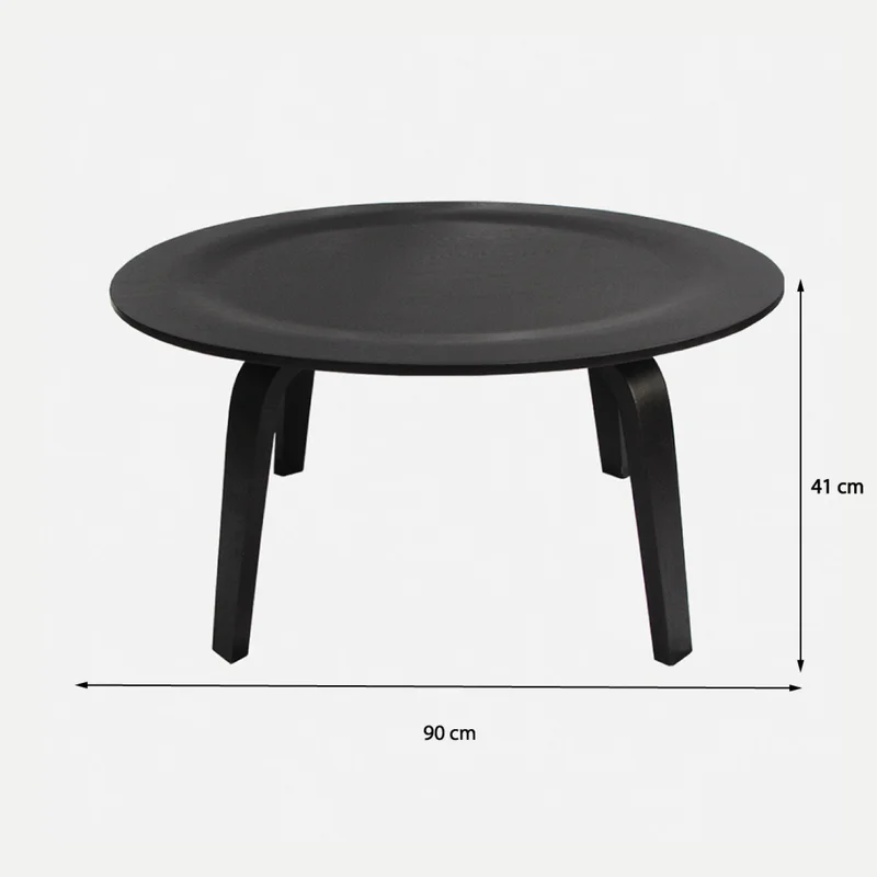 Mesa Eames - Negra en Negro - Mesas de living, Uruguay | Walnut, vista 4