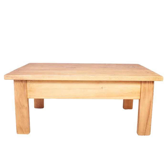 Mesa de living rustica clásica 90 — Serra Amoblamientos en Madera natural - Mesas de living, Uruguay | Serra Amoblamientos