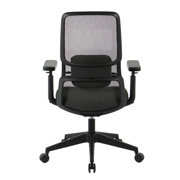 Silla De Oficina Malla-y-polipropileno Negro M2 en Negro - Sillas de escritorio, Uruguay | Divino, vista 6