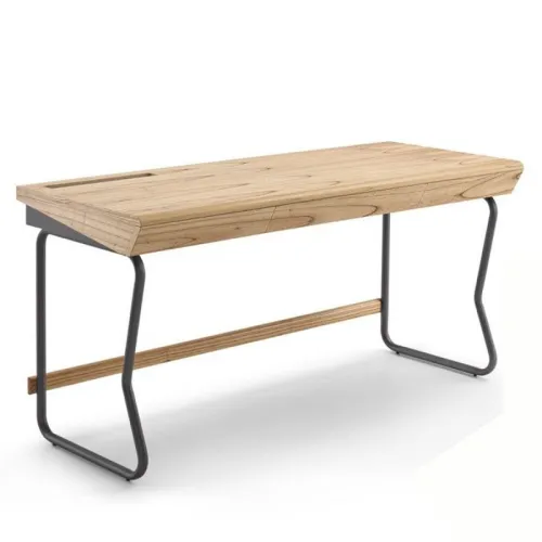 ESCRITORIO CLASS 140x60x75 - PATAS GRAFITO - MADERA CINAMOMO en Multicolor - Escritorios y sillas de escritorio, Uruguay | Champagne Home