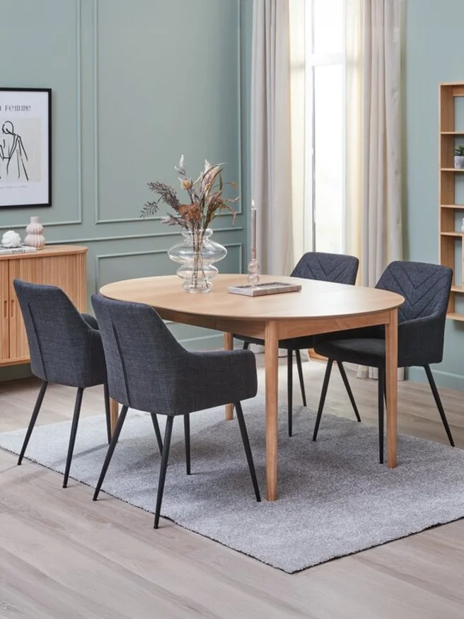 Mesa de comedor MARSTRAND Ø110 / L200 roble natural en Madera natural - Mesas de comedor, Uruguay | JYSK, vista 2