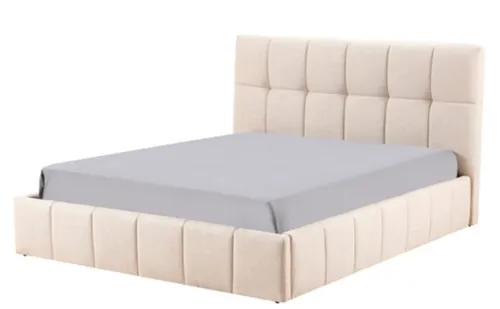 Estructura cama VEMMELEV King 180x200 beige en Beige - Dormitorio, Uruguay | JYSK