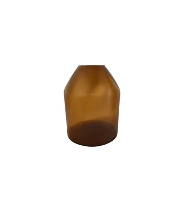 FLORERO BARCELONA AMBER D20XH25 en Marrón - Jarrones, Uruguay | Masinfinito Casa